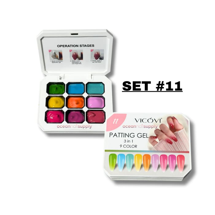 Patting Gel Palette #11 OceanNailSupply