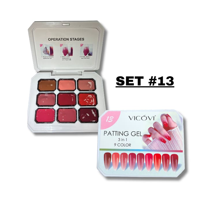 Patting Gel Palette #13 - OceanNailSupply