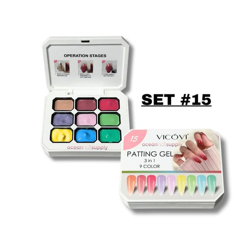 Patting Gel Palette #15 OceanNailSupply