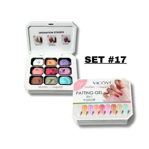 Patting Gel Palette #17 OceanNailSupply