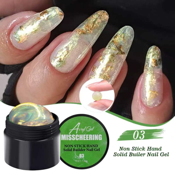 Pearl Aurora 3D Molding Gel – Non-Stick Sculpting Nail Art Gel - OceanNailSupply