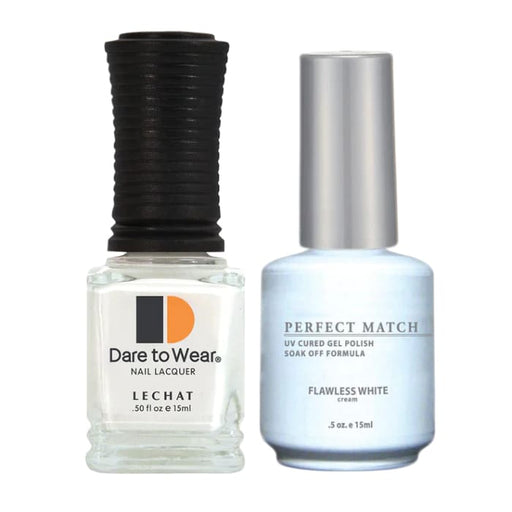 Perfect Match - 007 Flawless White (Gel & Lacquer) 0.5oz - OceanNailSupply