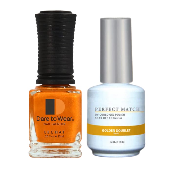Perfect Match - 022 Golden Doublet (Gel & Lacquer) 0.5oz - OceanNailSupply