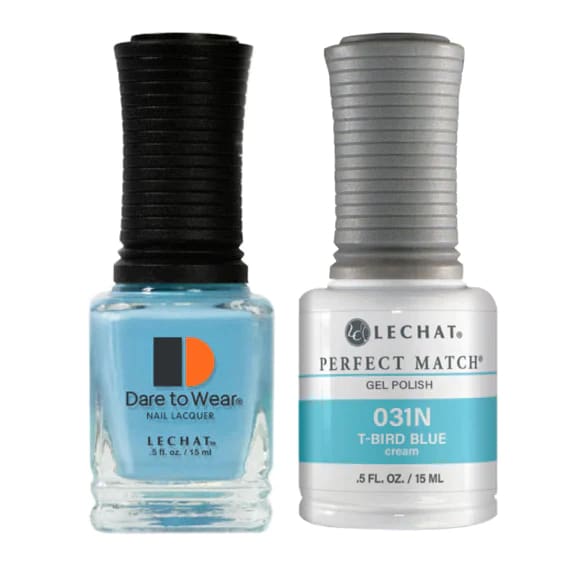 Perfect Match - 031 T-Bird Blue (Gel & Lacquer) 0.5oz - OceanNailSupply