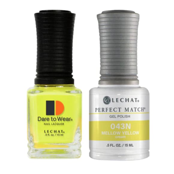 Perfect Match - 043 Mellow Yellow (Gel & Lacquer) 0.5oz - OceanNailSupply
