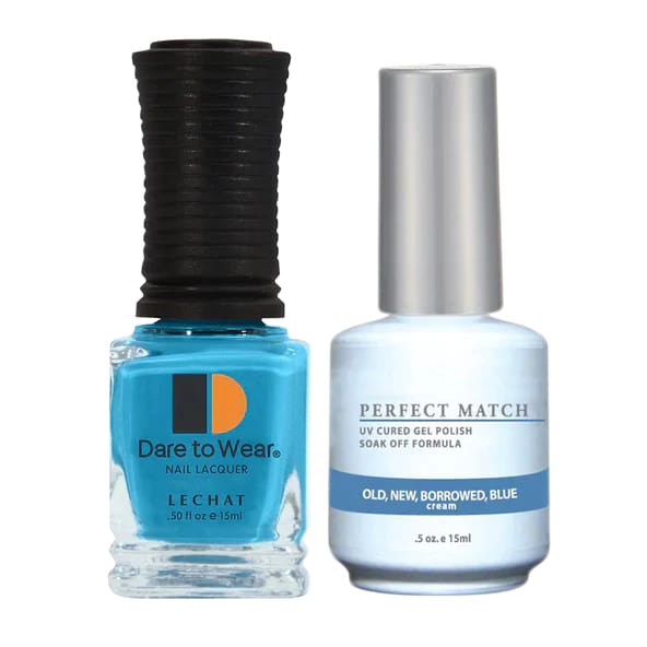 Perfect Match - 051 Old New Borrowed Blue (Gel & Lacquer) 0.5oz - OceanNailSupply