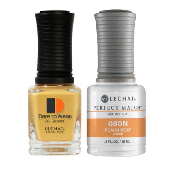 Perfect Match - 080 Peach Beat (Gel & Lacquer) 0.5oz - OceanNailSupply