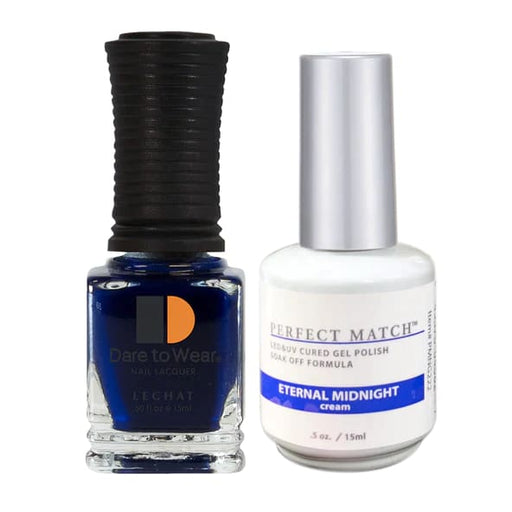 Perfect Match - 222 Eternal Midnight (Gel & Lacquer) 0.5oz - OceanNailSupply