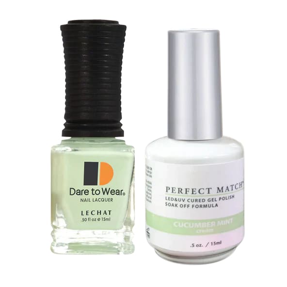 Perfect Match - 227 Cucumber Mint (Gel & Lacquer) 0.5oz - OceanNailSupply