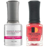 Perfect Match - 253 FLAMBOYANT FLAMINGO (Gel & Lacquer) 0.5oz - OceanNailSupply