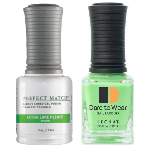 Perfect Match - 256 EXTRA LIME PLEASE (Gel & Lacquer) 0.5oz - OceanNailSupply