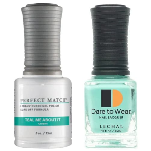 Perfect Match - 257 TEAL ME ABOUT IT (Gel & Lacquer) 0.5oz - OceanNailSupply