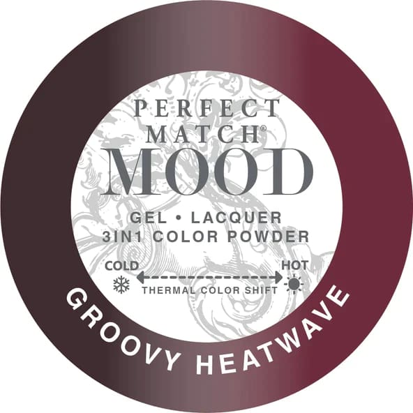Perfect Match Mood Changing Gel Color 0.5oz 001 Groovy Heatwave - OceanNailSupply