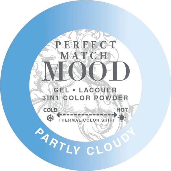 Perfect Match Mood Changing Gel Color 0.5oz 002 Partly Cloudy - OceanNailSupply