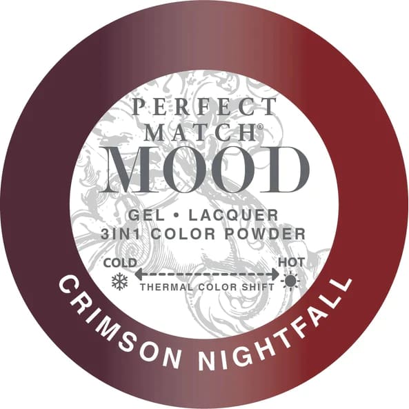 Perfect Match Mood Changing Gel Color 0.5oz 018 Crimson Nightfall - OceanNailSupply