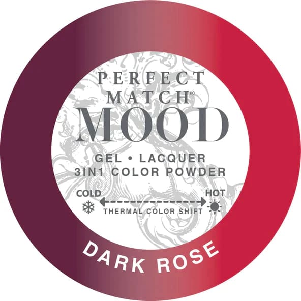 Perfect Match Mood Changing Gel Color 0.5oz 034 Dark Rose - OceanNailSupply
