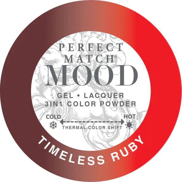 Perfect Match Mood Changing Gel Color 0.5oz 044 Timeless Ruby - OceanNailSupply