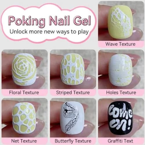 Poke Art Color Gel - #1 (White) - OceanNailSupply