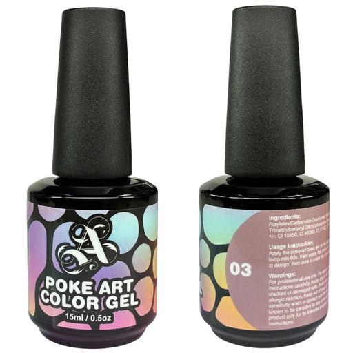 Poke Art Color Gel - #3 (Purple) - OceanNailSupply