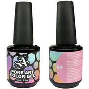 Poke Art Color Gel - #4 (Pink) - OceanNailSupply