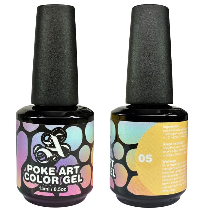 Poke Art Color Gel - #5 (Yellow) - OceanNailSupply