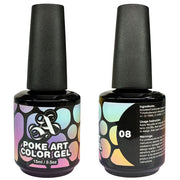 Poke Art Color Gel - #8 (Black) - OceanNailSupply