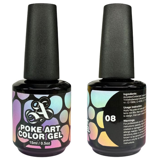 Poke Art Color Gel - #8 (Black) - OceanNailSupply