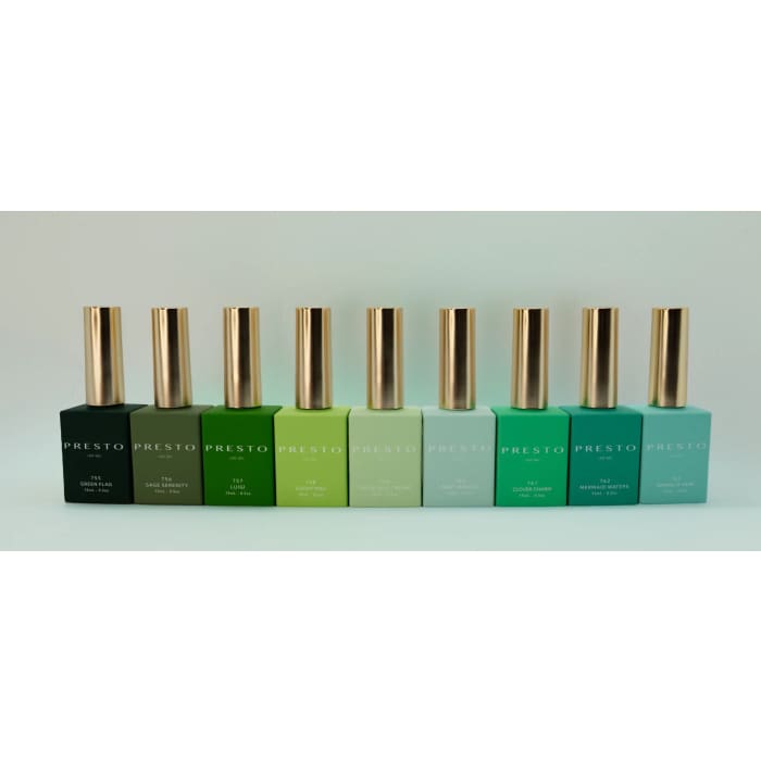 PRESTO Color Series: MEADOW Set [9 Bottles] - OceanNailSupply