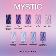 PRESTO Color Series: MYSTIC Set [9 Bottles] - OceanNailSupply