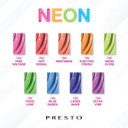 PRESTO Color Series: NEON Set [9 Bottles] - OceanNailSupply