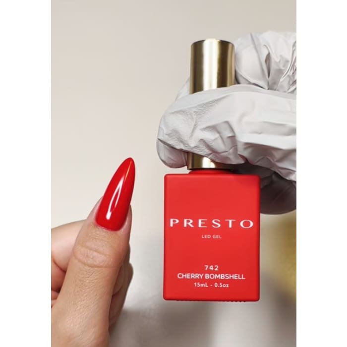 PRESTO Color Series: SCARLET Set [9 Bottles] - OceanNailSupply