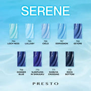 PRESTO Color Series: SERENE Set [9 Bottles] - OceanNailSupply