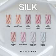 PRESTO Color Series: SILK Set [9 Bottles] - OceanNailSupply
