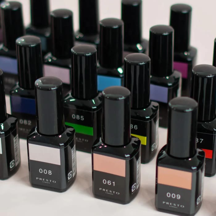 PRESTO COLOR STANDARD SET - 255 COLORS [BOTTLE] - OceanNailSupply