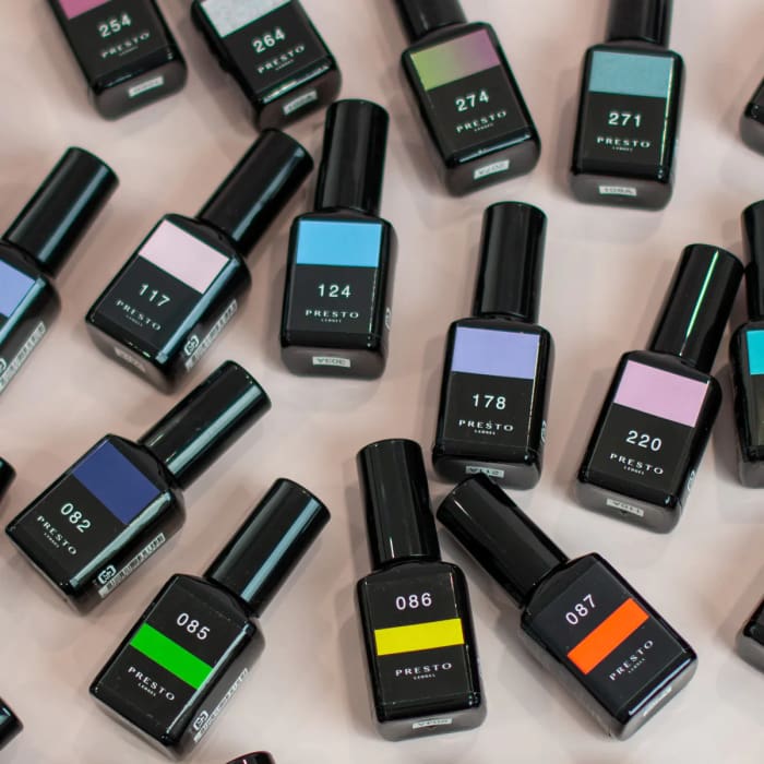 PRESTO COLOR STANDARD SET - 255 COLORS [BOTTLE] - OceanNailSupply