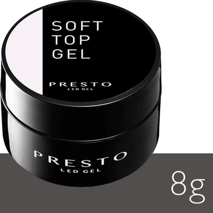 PRESTO SOFT TOP GEL [8G] [JAR] - OceanNailSupply