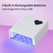 Professional UV LED Nail Lamp – Sleek Square Design Gel Polish Dryer - OceanNailSupply