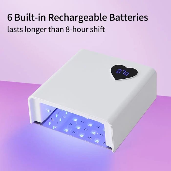 Professional UV LED Nail Lamp – Sleek Square Design Gel Polish Dryer - OceanNailSupply