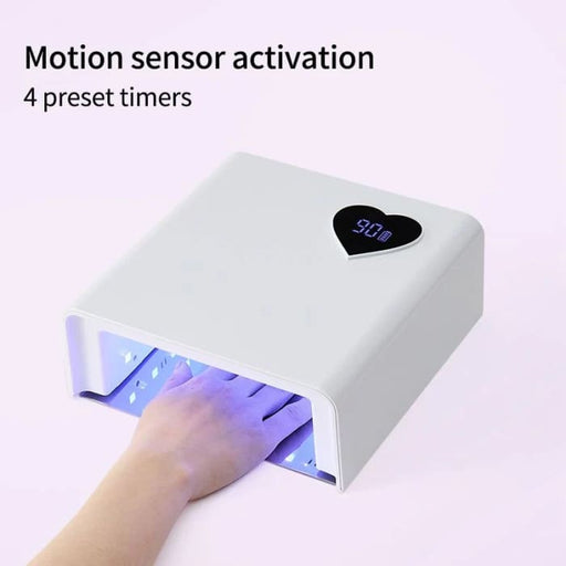 Professional UV LED Nail Lamp – Sleek Square Design Gel Polish Dryer - OceanNailSupply