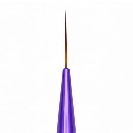 PURPLE LINER NAIL ART BRUSH - 15mm - OceanNailSupply