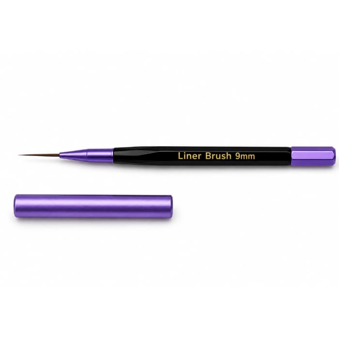 Purple Liner Nail Art Brush - 9mm - OceanNailSupply