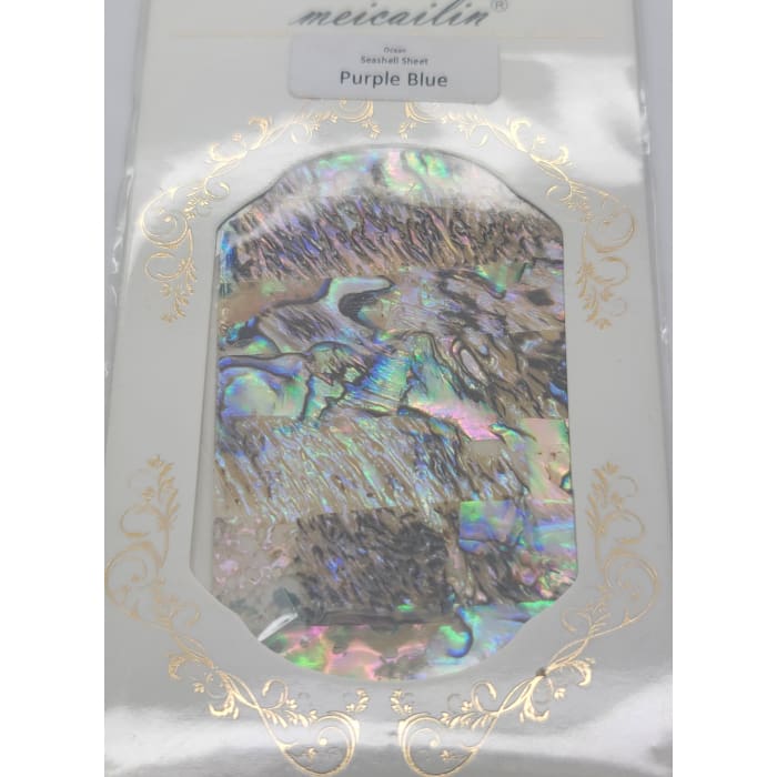 Seashell Sheet with adhesive backing - OceanNailSupply