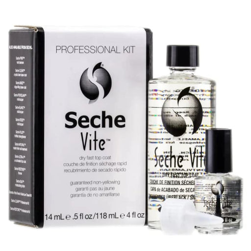 Seche Vite Top Coat Refill Kit - 4oz + 0.5oz - OceanNailSupply