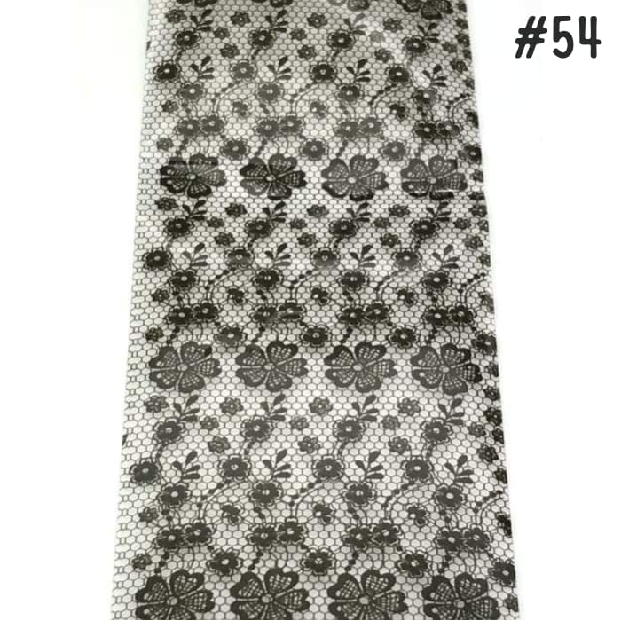 Silk Transfer Foil (White/Black) - OceanNailSupply