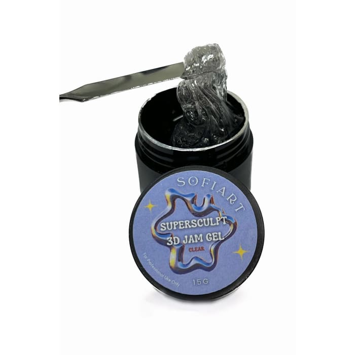 SOFI-ART Supersculpt 3D Jam Gel – Clear — OceanNailSupply