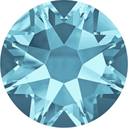 Swarovski Aquamarine Flatback - OceanNailSupply