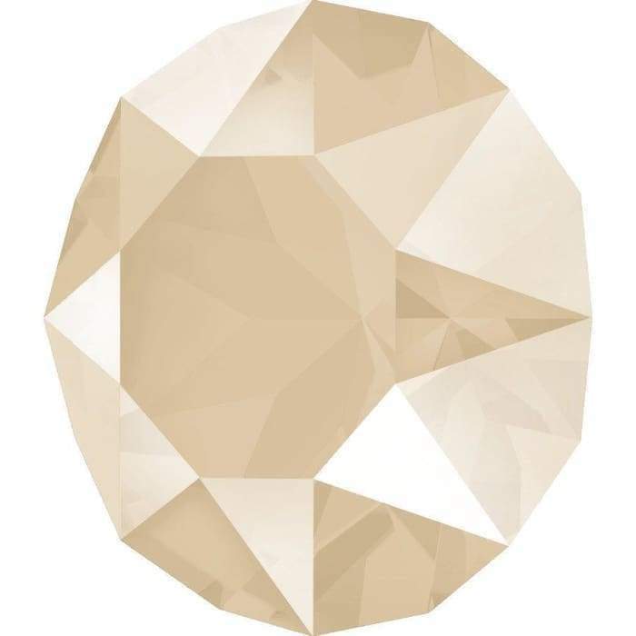Swarovski Chaton Fancy Ivory Cream Unfoiled - OceanNailSupply