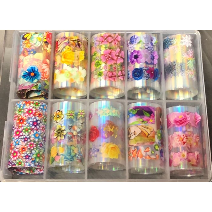 Transfer Foil Sets 001 - 053 - OceanNailSupply