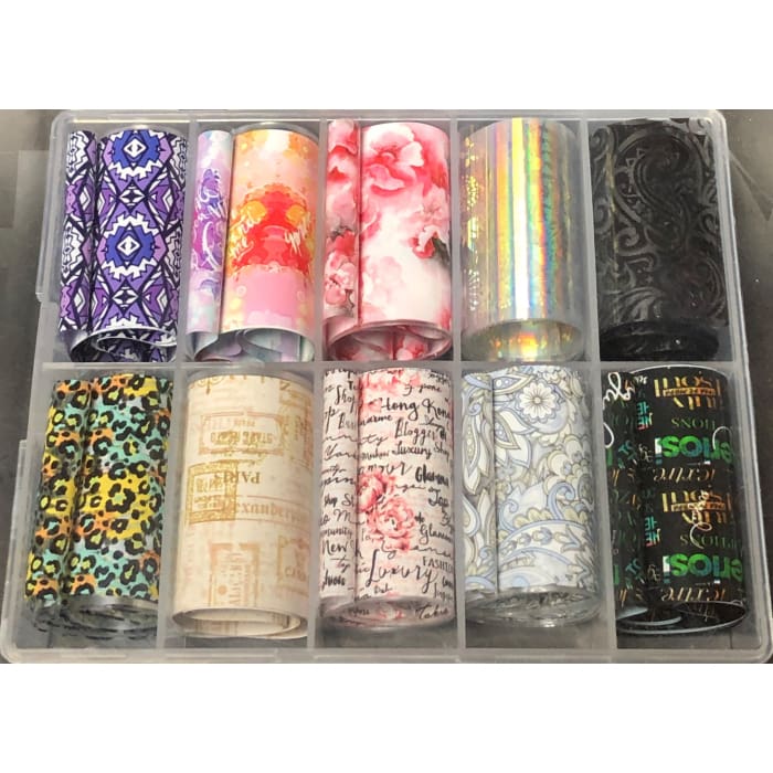 Transfer Foil Sets 001 - 053 - OceanNailSupply