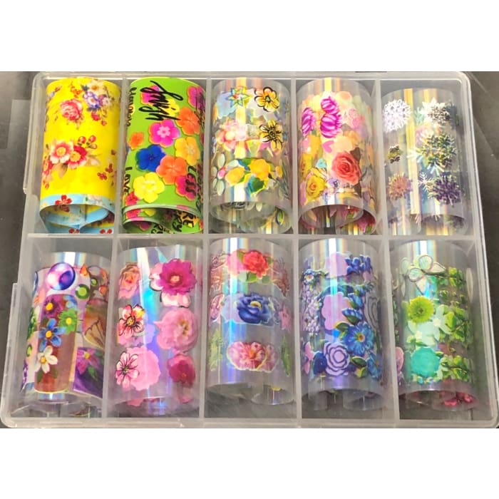 Transfer Foil Sets 001 - 053 - OceanNailSupply